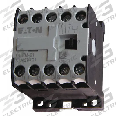 EATON Miniature IEC Magnetic Contactor: Non-Reversing, 3 Poles, 3NO Contacts - Miniature, Non-Reversing IEC Contactors