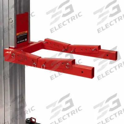 JET Pipe Cradle Kit: For 408AA2/408AA3/408AA4, 8 in L x 2 in W x 2 in H, Red - Lifting Attachments for Drill Drivable Jet Lifts