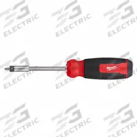 MILWAUKEE Multi-Bit Screwdriver: Hex/Nut Driver/Spanner/Torq-Set/Torx Tip, 26 Tips, 9 in Overall Lg (MPN 48-22-2911). Key specifications — attr1205339: 8 (Spanner); attr1205303: MILWAUKEE.