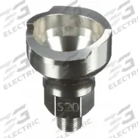 3M Spray Gun Cup Adapter: Spray Gun Adapter, Adapters for Spray Gun Cups, PPS, Stainless Steel, S20 (MPN 26104). Key specifications — Brand: 3M; Compatible with Series: PPS; Material: Stainless Steel; Adapter Type: S20; Thread Size: 1/8 in; Product Type: Spray Gun Adapter.