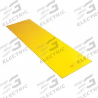 PIG Drain Cover Seal: 60 in L x 18 in W, 54 in L x 12 in W Max Drain Size, Black/Yellow, Rectangle (MPN PLR407). Key specifications — Material: Vinyl; Brand: PIG.