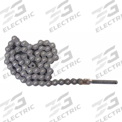 Dayton Roller Chain: 1/2 in Overall Ht, 1/2 in H x 3/4 in W x 1/2 in D, 33 1/2 in Overall Lg - Replacement Parts for Hand Trucks