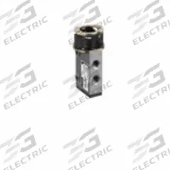AVENTICS Manual Air Control Valve: Panel, Three-Way / Two-Position, Stainless Steel, Spool, 145 psi (MPN R422002211). Key specifications — attr1078735: Stainless Steel; attr1078776: Spool; attr1078763: Spring Return; attr1078762: Manual Air Control Valve.