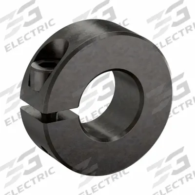 RULAND MANUFACTURING Shaft Collar: 1-Piece, Inch, Round, Clamp-On, 7/16 in Bore Dia - Steel Shaft Collars