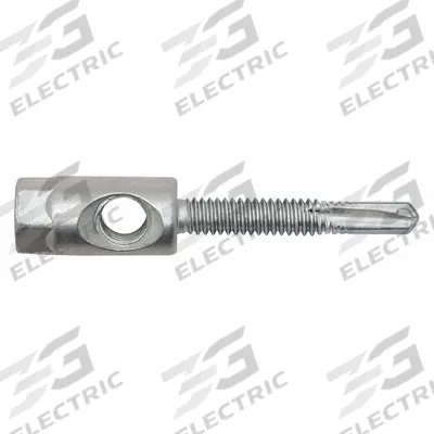 DEWALT Rod Hanger: 3/8 in Overall Dia, 2 1/2 in Overall Lg, 1/4 in Screw Size - Rod Hangers for Steel