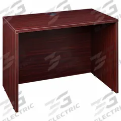 REGENCY Credenza: Melamine, Mahogany, 0 Pedestals, 1 Drawers, 42 in Overall Wd, 29 in Overall Ht (MPN LDS4224MH). Key specifications — Desktop Material: Melamine; Includes Modesty Panel: Yes; Kit Product Type: Credenza Shell; Desktop Color: Mahogany; Brand: REGENCY; Frame Color: Mahogany; Frame Material: Melamine; Product Type: Credenza Shell.