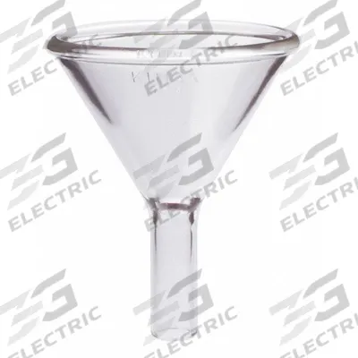 APPROVED VENDOR Funnel: Borosilicate Glass, 100 mm, 18 mm, 30 mm Stem Lg - General Purpose Lab Funnels