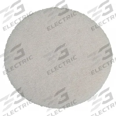 ABILITY ONE Burnishing Pad: White, 17 in Dia, Natural Hair/Synthetic Fiber, Round - AbilityOne Burnishing Pads