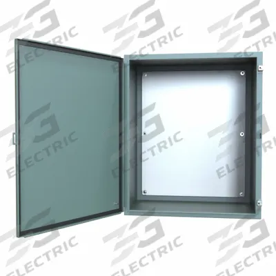 HAMMOND Electrical Enclosure: Steel, 36 in x 30 in x 20 in, NEMA 12/13, w/Panel - Steel Dust-Tight Enclosures