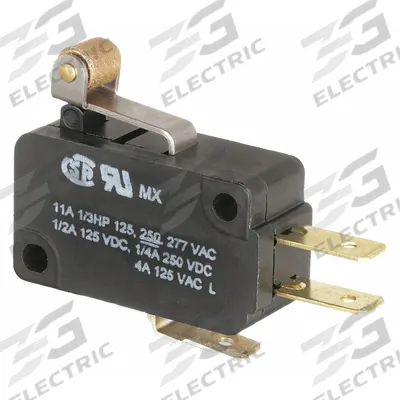 Honeywell Miniature Snap Action Switch: Roller Lever Actuator, 1NO/1NC - Roller-Lever Snap-Action Switches