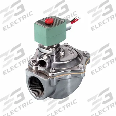 REDHAT Solenoid Valve: 2-Way, Normally Closed, 1 1/2 in Pipe Size, 110V AC/120V AC - 2-Way/2-Position, Normally Closed Solenoid Valves