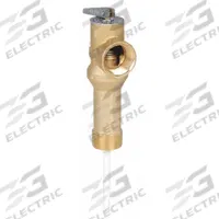 WATTS Temperature and Pressure Relief Valve: Section IV ASME Section, MNPT x FNPT, Brass (MPN LLL100XL). Key specifications — Brand: WATTS; Body Material: Brass.