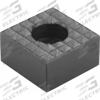 KIPP Front-Mount Gripper Pad: Counterbored Hole, Carbide, Fine, 12 mm Face Wd, 10 mm Overall Ht (MPN K0387.1210048). Key specifications — Finish: Black Oxide; Brand: KIPP.