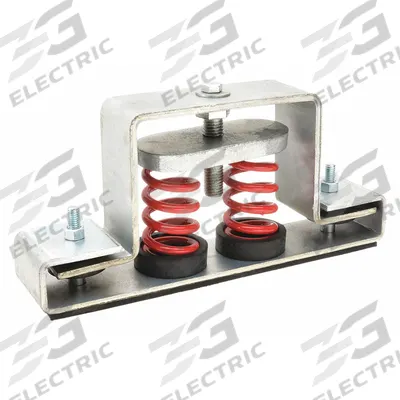 MASON Floor-Mount Vibration Isolator: Spring, 1,020 lb Capacity, 5 1/8 in Ht - Seismic & Wind Spring-Style Floor-Mount Vibration Isolators
