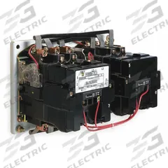 SQUARE D NEMA Magnetic Contactor: Reversing, 3 Poles, NEMA Size 3, 90 A, 120V AC (MPN 8702SEO2V02S). Key specifications — Brand: SQUARE D.