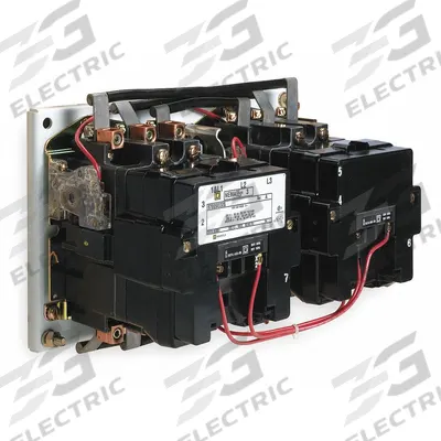 SQUARE D NEMA Magnetic Contactor: Reversing, 3 Poles, NEMA Size 3, 90 A - Reversing NEMA Contactors