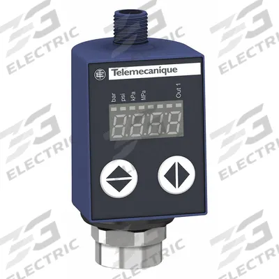 TELEMECANIQUE SENSORS Fluid and Air Pressure Sensor: PNP, 116 psi – 1,450 psi - Non-Vacuum-Pressure Electronic Pressure Sensors
