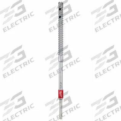 MILWAUKEE Rebar Cutter Drill Bit: 1/2 in Drill Bit Size, 10 in Max Drilling Dp - 3-Flat-Shank Rebar Cutting Drill Bits