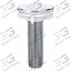 APPROVED VENDOR Faucet Hole Cover: 1 3/4 in Overall Dia, 1 1/2 in Overall Wd, 3 1/4 in Overall Ht (MPN 1PPJ6). Key specifications — Material: Plastic; Color: Silver; Connection Type: Screw; Brand: APPROVED VENDOR; Application: Sink Drain.