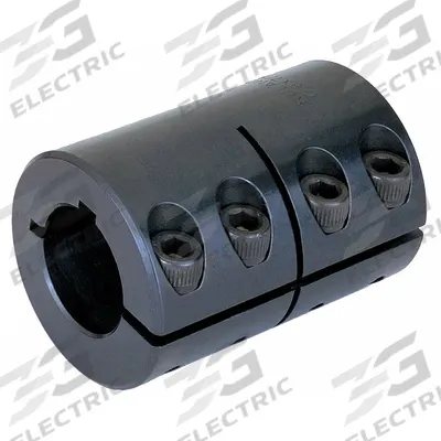 RULAND MANUFACTURING Rigid Shaft Coupling: 35 mm Bore Dia 1, 35 mm Bore Dia 2, Round Keyed - One-Piece Rigid Shaft Couplings