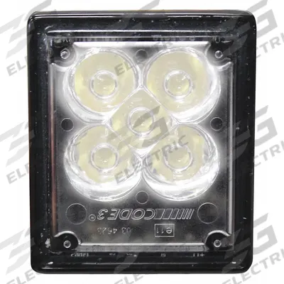 CODE 3 Vehicle Work Light: 28.8 W Watt, SAE Class 1, LED, Permanent, 12V DC - Emergency Vehicle Perimeter Lights
