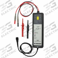 B&K PRECISION Oscilloscope Probe: High Volt Differential Probes, 3.11 ft Cable Lg, CAT II 1000V (MPN PR65). Key specifications — Brand: B&K PRECISION; CAT Safety Rating: CAT II 1000V; Compatible with Series: 2190E; Includes: Protective Case; Manufacturer Part Number: PR65; Probe Type: High Voltage Differential Probes.