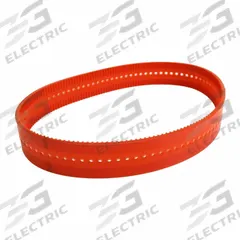 MEGADYNE Belt for Triangle Equipment: Triangle, Vertical Form-Fill-Seal, 170 Teeth, XL, 0.2 in Pitch (MPN 340XL175-UK-DDO-P). Key specifications — Belt Coating: Polyurethane; Belt Material: Polyurethane; Belt Section: XL; Color: Orange; Industry Number: 340XL175-UK-DDO-P; Reinforcing Cord Material: Aramid.