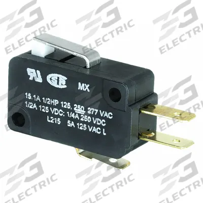 Honeywell Miniature Snap Action Switch: Roller Lever Actuator, 1NO/1NC - Roller-Lever Snap-Action Switches