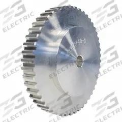 DAYTON Timing Pulley: Trapezoidal, Plain, For T10 Timing Belt Section, For 25 mm Belt Wd, 48 Teeth (MPN 40T10/48-0). Key specifications — Brand: DAYTON; Tooth Profile: Trapezoidal; Finish: Plain.