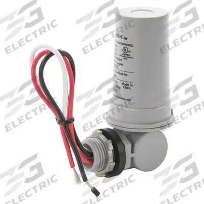 TORK Photocontrol: Thread Stem Photocell Mounting, 1/2 in Stem Dia, SPST - Adjustable Stem-Mounted Photocells with Swivel Arms