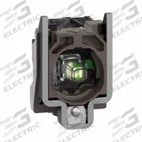 SCHNEIDER ELECTRIC Lamp Module and Contact Block: 22 mm Panel Mounting Size, 1NO, White, LED (MPN ZB4BW0B11). Key specifications — Brand: SCHNEIDER; Compatible with Series: XB4; Includes Bulb: Bulb Included; Lamp Module Voltage: 24V AC/DC.