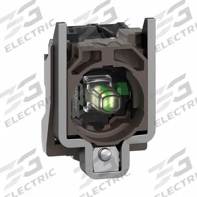 SCHNEIDER Lamp Module and Contact Block: 22 mm Panel Mounting Size, 1NO, White - Contact & Light Block Assemblies