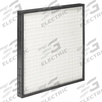 GRAINGER Minipleat Air Filter: 24 in x 24 in x 2 in, Synthetic, Plastic, No Header - MERV 14 Minipleat Air Filters