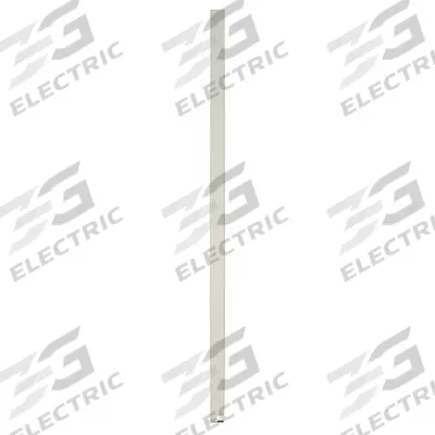 ASI GLOBAL PARTITIONS Partition Column: Plastic Polymer, Pebble, Cream, 82 in Ht, 12 in Wd - Pilasters for Bathroom Partitions