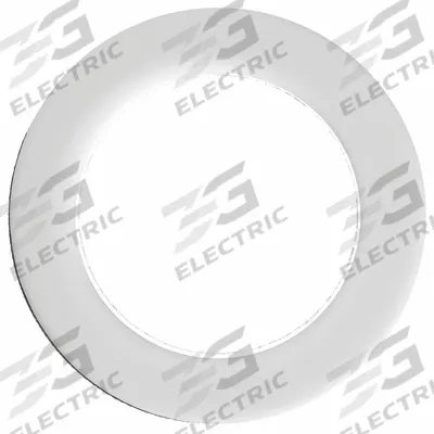 USA INDUSTRIALS Cam and Groove Gasket: 3/4 in For Coupling Size, Black/White, 1 3/8 in Outside Dia - FKM Cam & Groove Gaskets