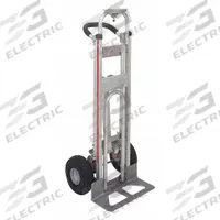 MAGLINER Convertible Hand Truck: 500 lb, Dual-Handle, Silver, Aluminum, Flat-Free, 45 in Handle Ht (MPN TPAUAC). Key specifications — Brand: MAGLINER.