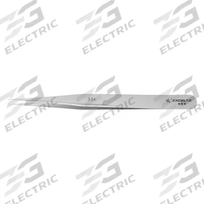 EXCELTA Tweezers: Stainless Steel, Point, Straight Tip - High-Precision Tweezers