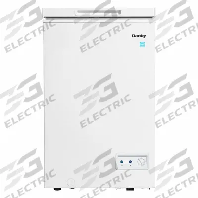 DANBY Compact Chest Freezer: White, 3.5 cu ft Capacity, Energy Star Compliant - Chest Freezers