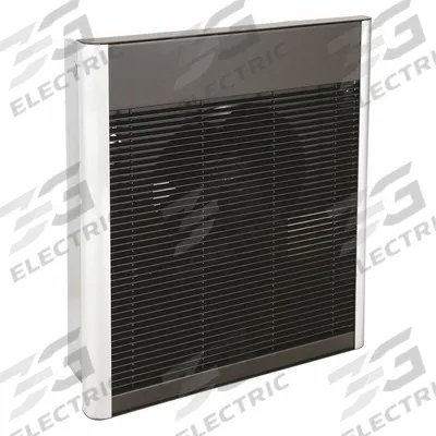 QMARK Recessed Electric Wall-Mount Heater: 2000 W/4000 W, 208V AC, Single Phase - Large Recessed Electric Wall Heaters