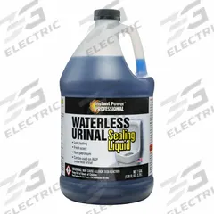 INSTANT POWER PROFESSIONAL Waterless Urinal Sealant: Liquid, Dark Blue (MPN 8202). Key specifications — Product Type: Waterless Urinal Sealant; Brand: INSTANT POWER PROFESSIONAL; Color: Dark Blue; Material: Liquid.
