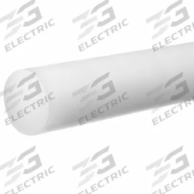 PVDF Rod: 1 3/4 in Dia, 3 ft Lg, Opaque, White, 1.97 ft-lb/in - PVDF Rods & Discs