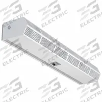 Heated 9"H 73"W 14"D Galv St Air Curtain: Heated Air, Low Profile, For 6 ft Opening, 2,010 cfm, 1 Ph (MPN CLC08-1072EB-080-G). Key specifications — Brand: BERNER.