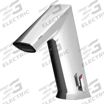 BASYS Bathroom Sensor Faucet: BASYS, Brass, Chrome Finish, Single-Post, Battery - Single-Post Sensor Bathroom Faucets