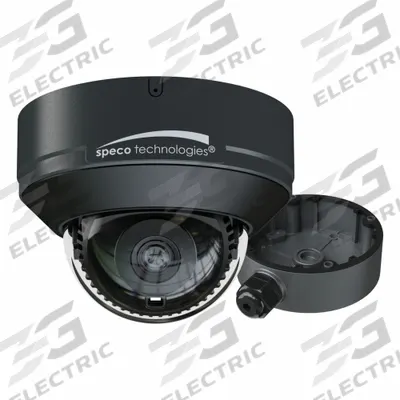 SPECO TECHNOLOGIES Camera: Dome, Fixed, 2.8 mm Max Focal Lg, 4MP, RJ45 - Varifocal Network IP Video Cameras
