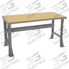 TENNSCO Workbench: Fixed Ht, Particleboard, 60 in x 30 in, 2,500 lb Overall Load Capacity, Gray (MPN WB-1-3060SHB). Key specifications — Brand: TENNSCO.