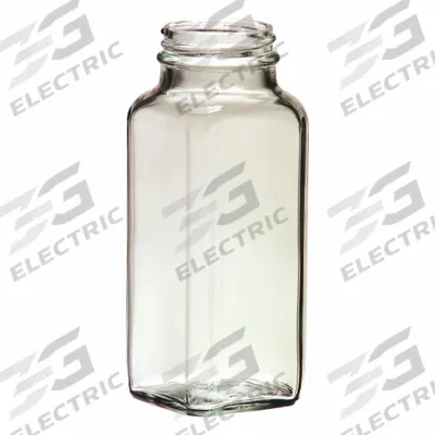 QORPAK Mixing/Storage/Sampling Bottle: 240 mL, 43-400, No Closure, No Closure - Rectangular Glass Lab Bottles
