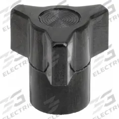 DAVIES Hand Knob: 3 Point, Thermoset, 5/16"-18 Thread, 2 in Dia, Black (MPN 3040-M). Key specifications — attr1038303: DAVIES.