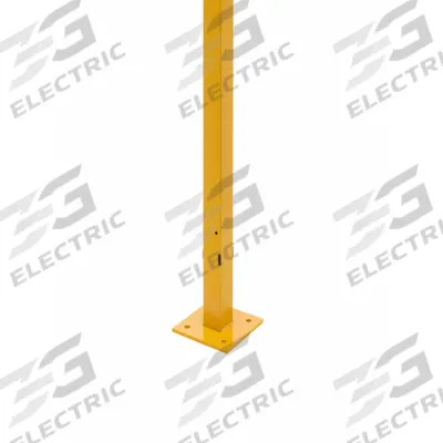 VELOX Swing Door Post: 72 in - Quick-Assemble Adaptable Welded-Wire Machine Guard Components