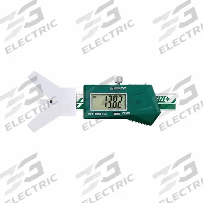 INSIZE Digital Caliper: 2 mm to 25 mm, Cabled - Arc Radius Digital Calipers