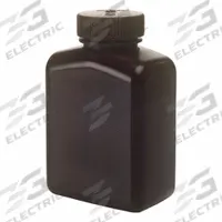 NALGENE Laboratory Bottle: 500 mL, 16 fl oz, HDPE, Amber, 48 mm Screw Closure Size, Rectangular (MPN 2009-0016). Key specifications — Body Color: Amber; Brand: NALGENE; Closure Included: Yes; Graduated: No; Closure Attached: Attached.